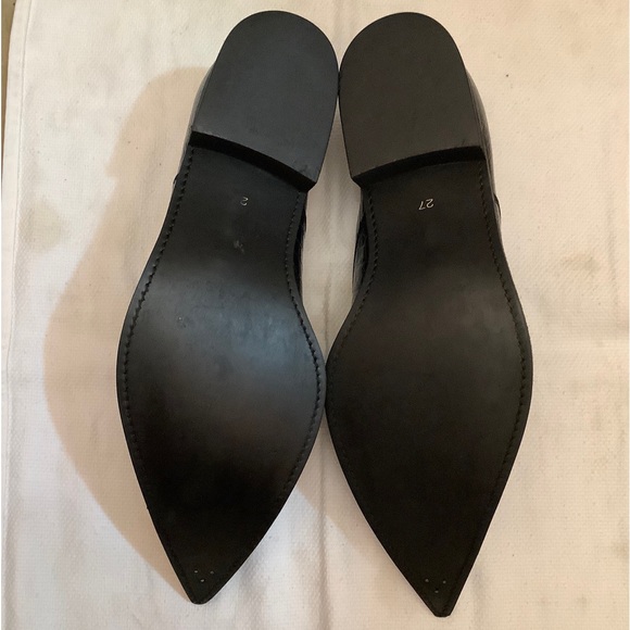 Comme Des Garçons Homme Plus SS15 Pointed Toe Leather Shoes Sz.27/9-US - Picture 9 of 13